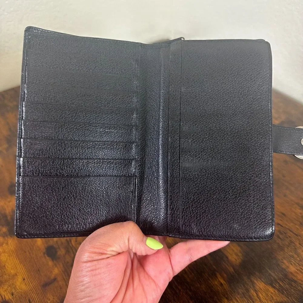 BVLGARI‎ B Zero Bifold Wallet Black Leather